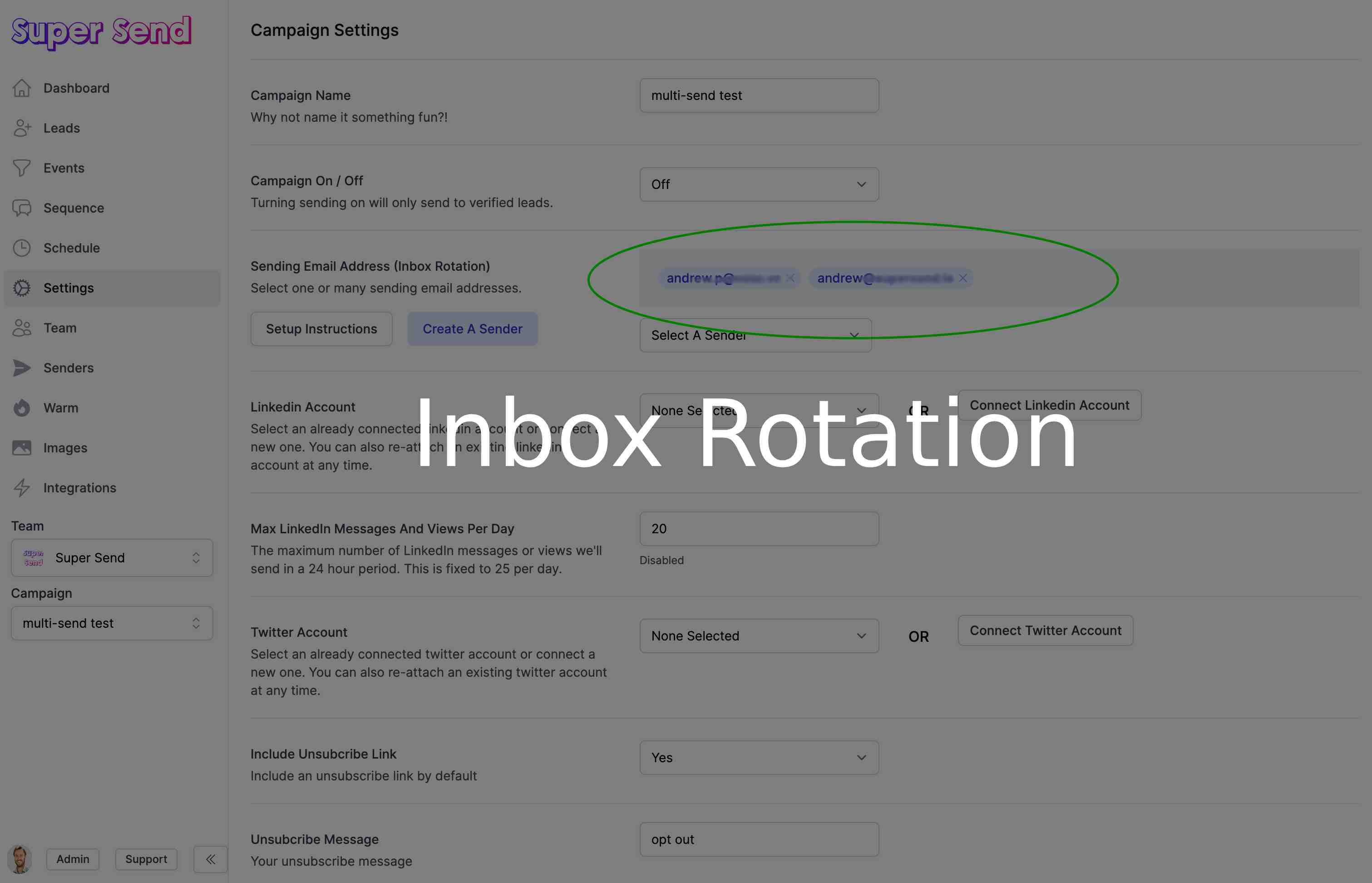 Inbox Rotation